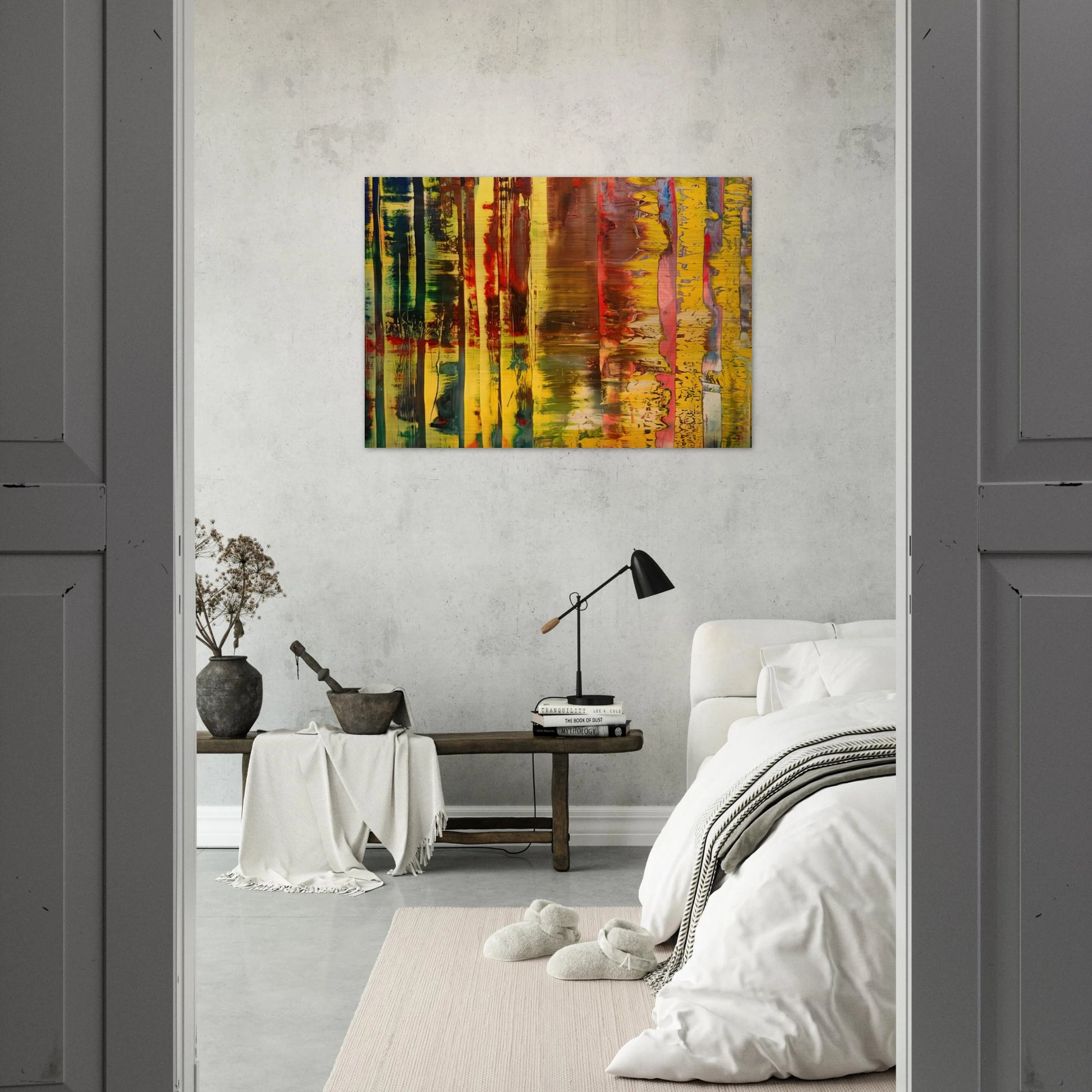 ABSTRACT PAINTING 780 1 1 - Gerhard Richter Brushed Aluminum Print - 70x100 cm / 28x40 inches | Gerhard Richter Aluminum Print | Gerhard Richter Prints
