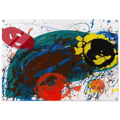 For Thirteen  SFS-335  - Sam Francis Acrylic Print - 70x100 cm / 28x40″ inches