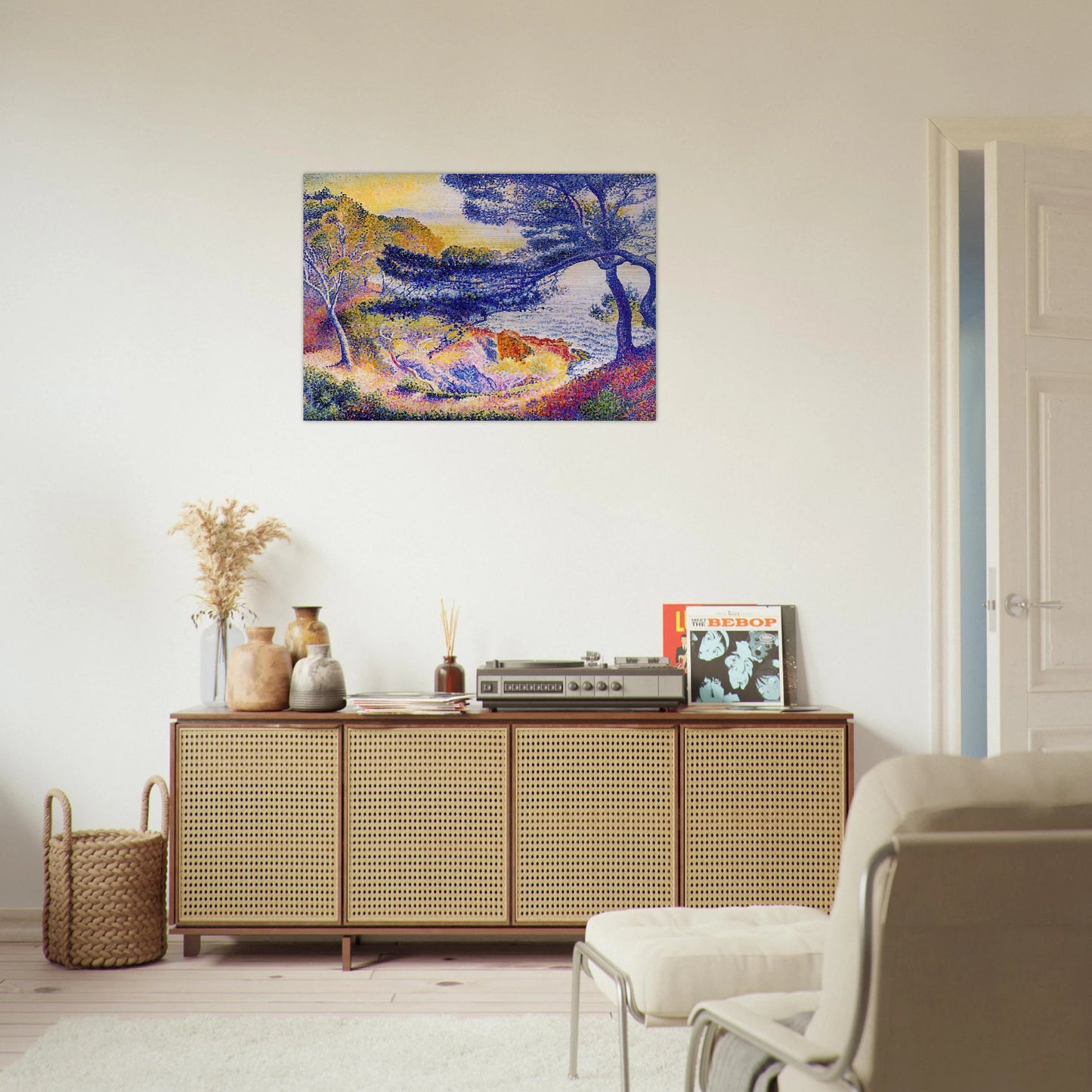 Cape Layet, Provence - Henri-Edmond Cross Brushed Aluminum Print - 70x100 cm / 28x40 inches | Henri-Edmond Cross Aluminum Print | Henri-Edmond Cross Prints