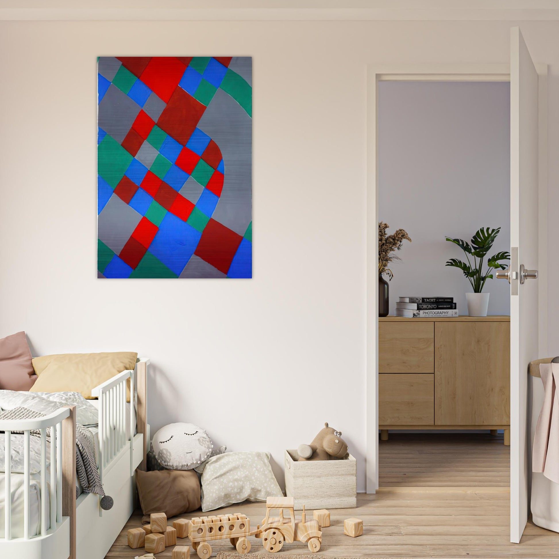 WORD POETRY POETRY OF COLORS - Sonia Delaunay Brushed Aluminum Print - 70x100 cm / 28x40 inches | Sonia Delaunay Aluminum Print | Sonia Delaunay Prints