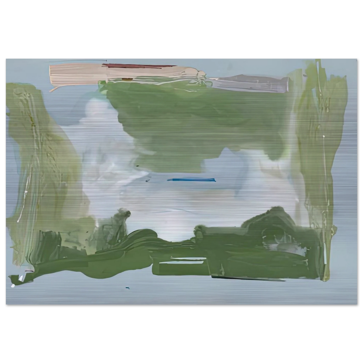 Lush Spring, 1975- - Helen Frankenthaler Brushed Aluminum Print - 70x100 cm / 28x40 inches | Helen Frankenthaler Aluminum Print | Helen Frankenthaler Prints
