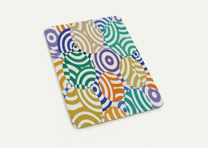 Interférences polychromes No. 636 - 1968 By Antonio Asis Pack of 10 Post Cards | Antonio Asis Post Cards | A6 (10.5 x 14.8 cm) - 4.1 x 5.8 inches