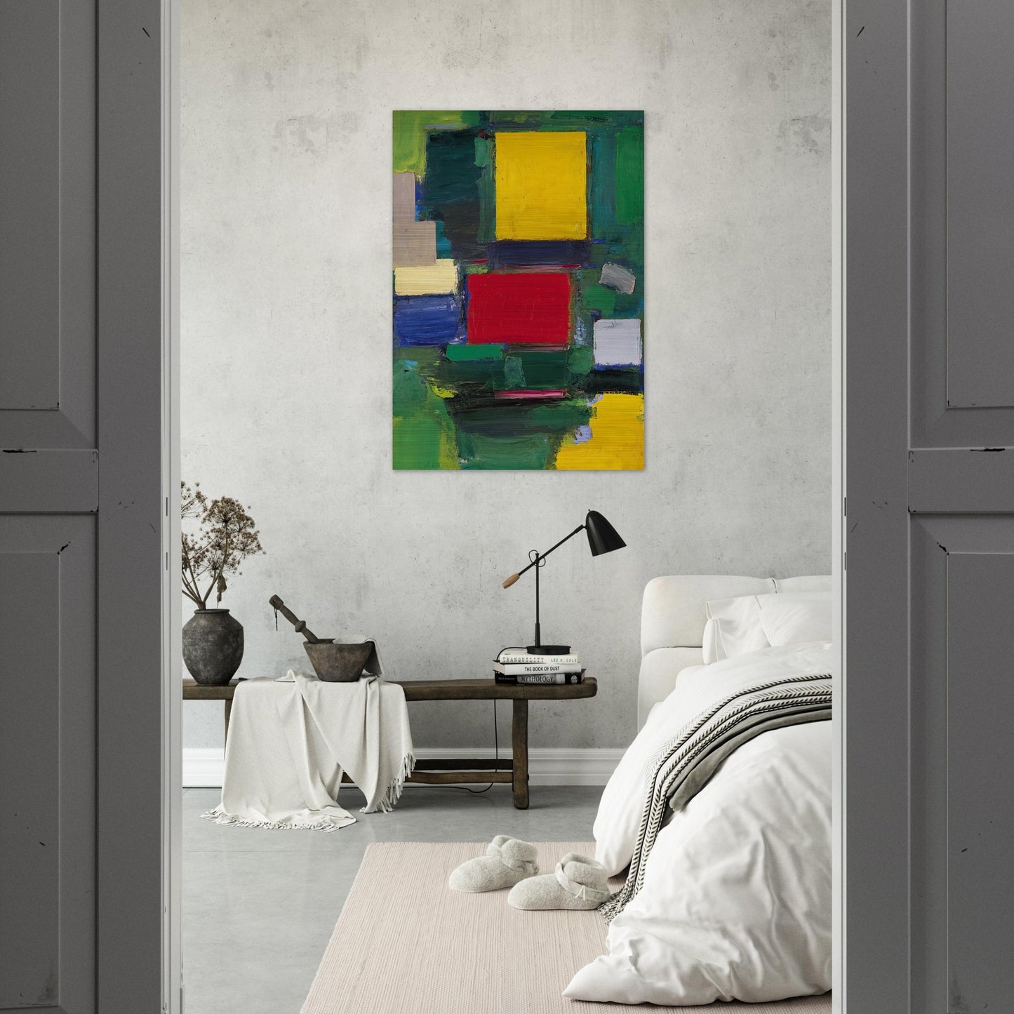 The Gate - Hans Hofmann Brushed Aluminum Print - 70x100 cm / 28x40 inches | Hans Hofmann Aluminum Print | Hans Hofmann Prints