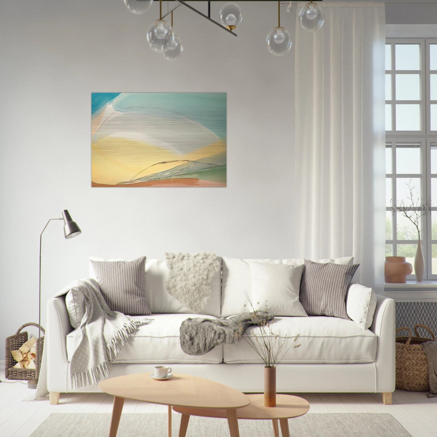 Untitled - 1976 - Larry Zox Brushed Aluminum Print - 70x100 cm / 28x40 inches | Larry Zox Aluminum Print | Larry Zox Prints
