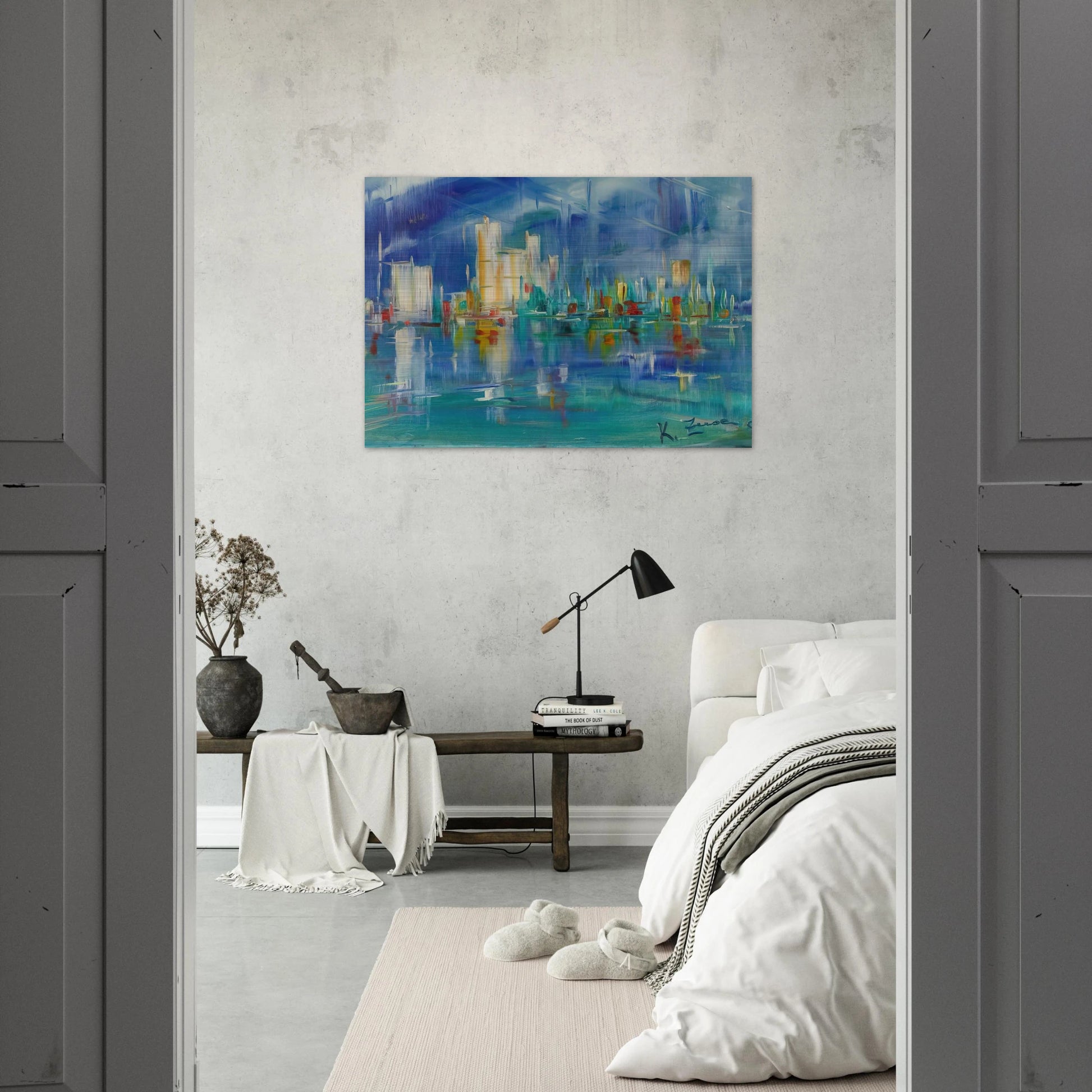 Untitled - 1985 - Konrad Zuse Brushed Aluminum Print - 70x100 cm / 28x40 inches | Konrad Zuse Aluminum Print | Konrad Zuse Prints