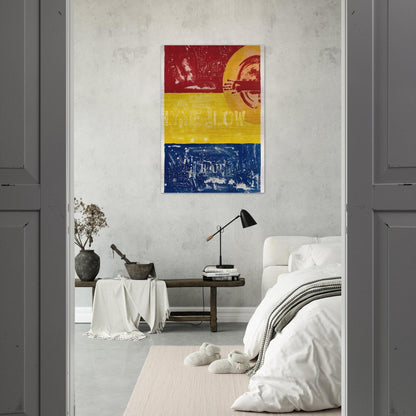 PERISCOPE I ULAE 200 - Jasper Johns Brushed Aluminum Print - 70x100 cm / 28x40 inches | Jasper Johns Aluminum Print | Jasper Johns Prints