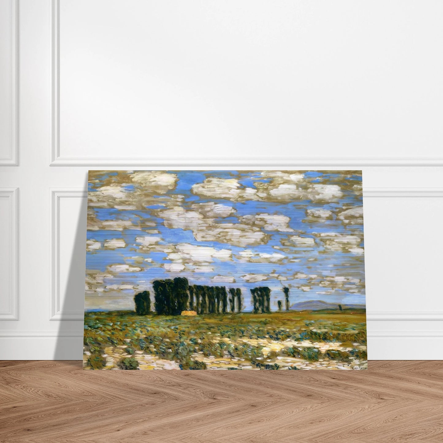 Harney Desert Landscape - Childe Hassam Brushed Aluminum Print - 70x100 cm / 28x40 inches | Childe Hassam Aluminum Print | Childe Hassam Prints