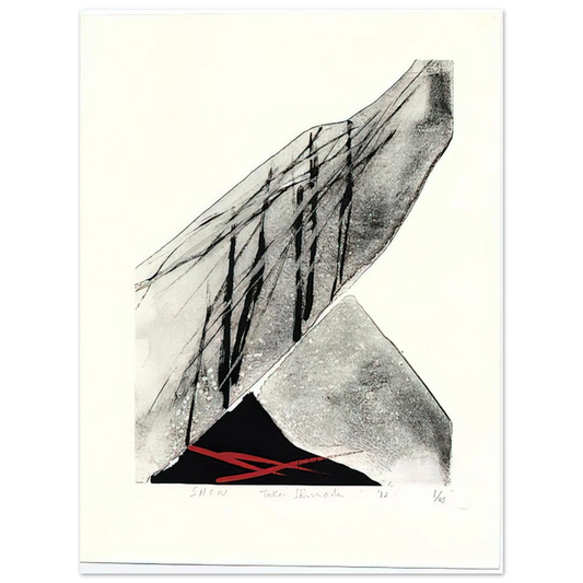 Toko Shinoda - Snow - 1982  75x100 cm / 30x40inches Fine Art Poster