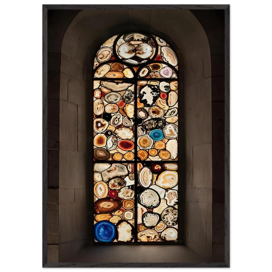 AHATFENSTER 2009 4 - Sigmar Polke 70x100 cm / 28x40 inches Framed Art Print – Black Wooden Frame