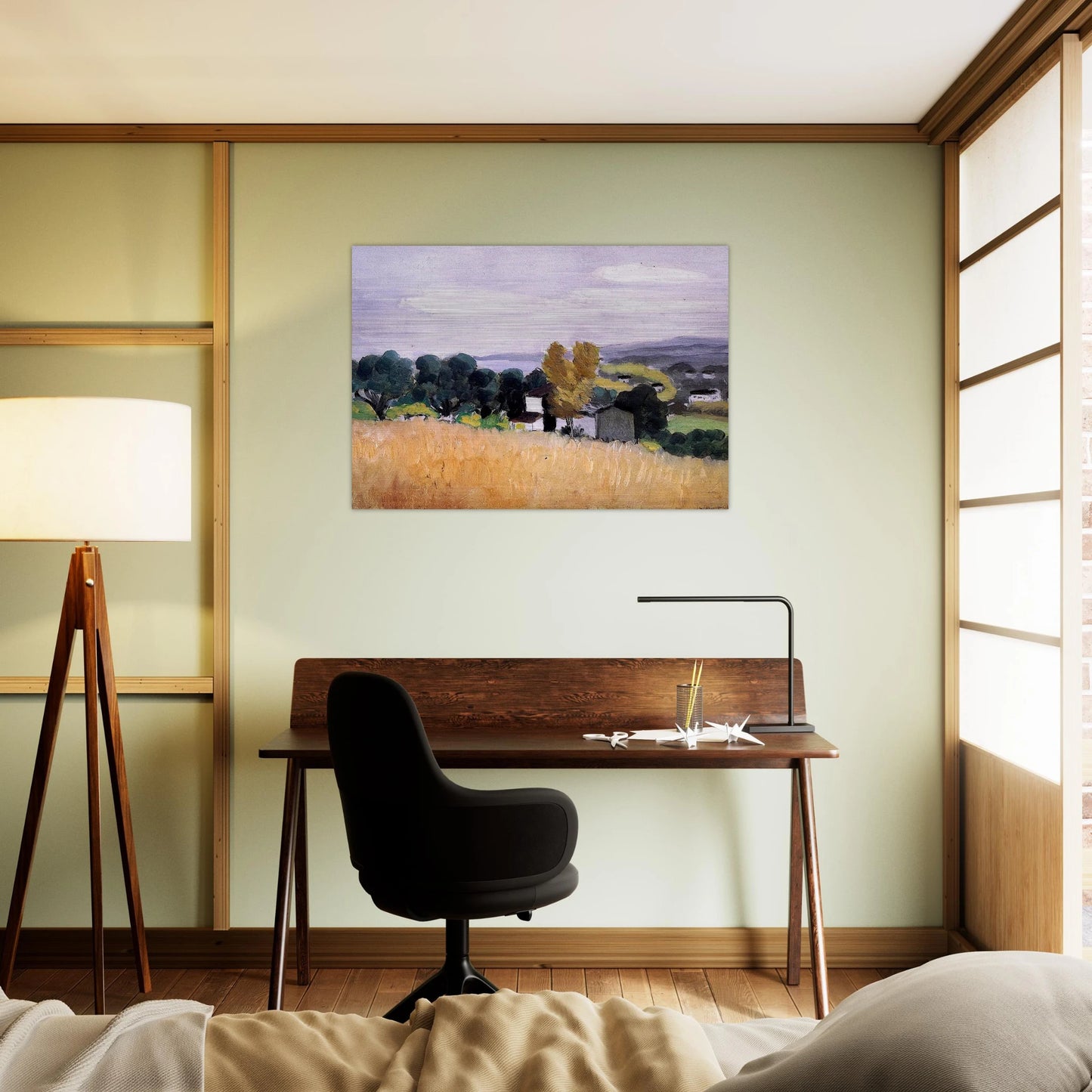 AUTUMN IN CAGNES 1918 - Henri Matisse Brushed Aluminum Print - 70x100 cm / 28x40 inches | Henri Matisse Aluminum Print | Henri Matisse Prints