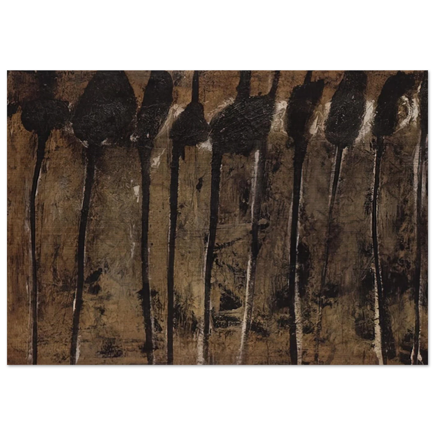 Solon I - Cy Twombly Brushed Aluminum Print - 70x100 cm / 28x40 inches | Cy Twombly Aluminum Print | Cy Twombly Prints