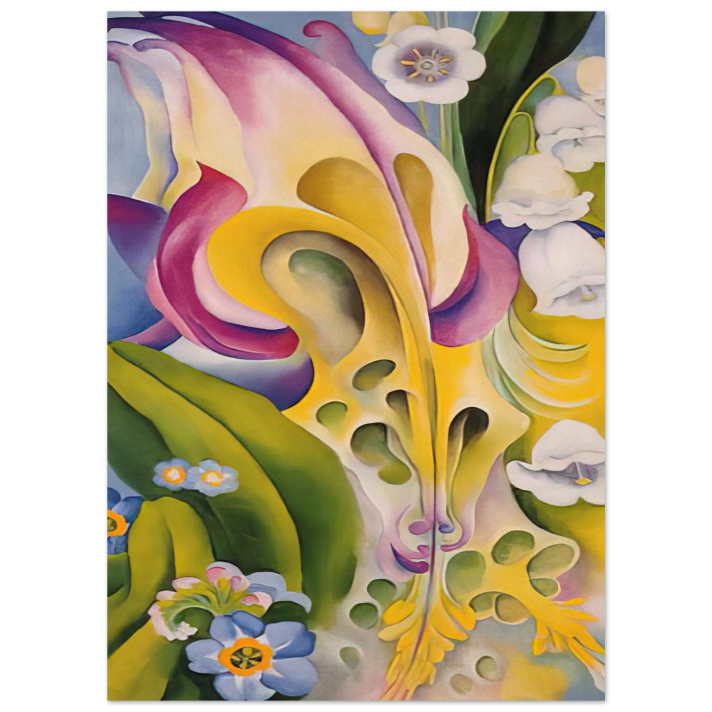 Georgia O'Keeffe - From the Old Garden No 2 Fine Art Poster