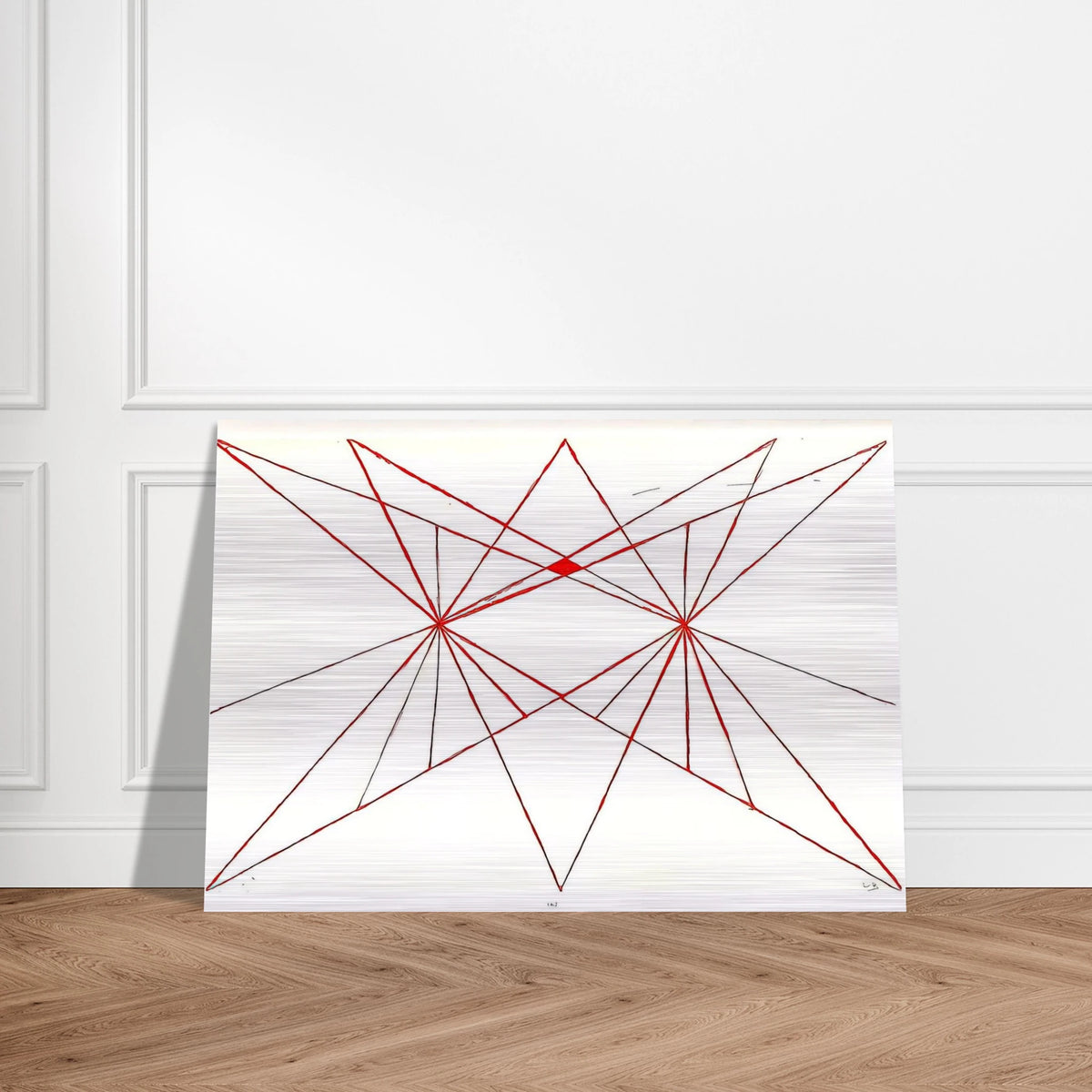 UNTITLED 1995 6 - Louise Bourgeois Brushed Aluminum Print - 70x100 cm / 28x40 inches | Louise Bourgeois Aluminum Print | Louise Bourgeois Prints