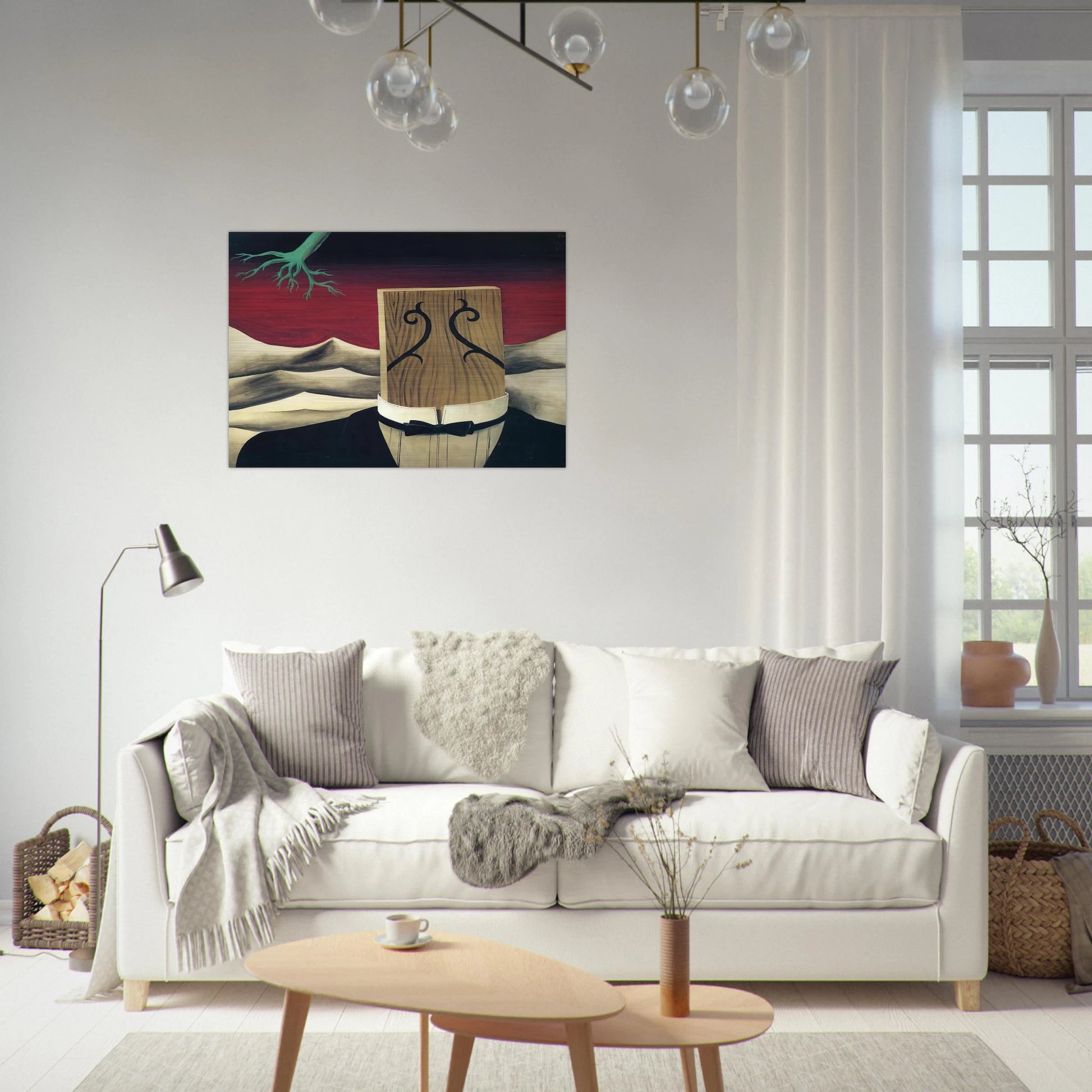 THE CONQUEROR 1926 - Rene Magritte Brushed Aluminum Print - 70x100 cm / 28x40 inches | Rene Magritte Aluminum Print | Rene Magritte Prints