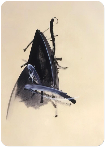 Jay DeFeo/BIG/Untitled Jewelry Series By Jay DeFeo Pack of 10 Post Cards | Jay DeFeo Post Cards | A6 (10.5 x 14.8 cm) - 4.1 x 5.8 inches