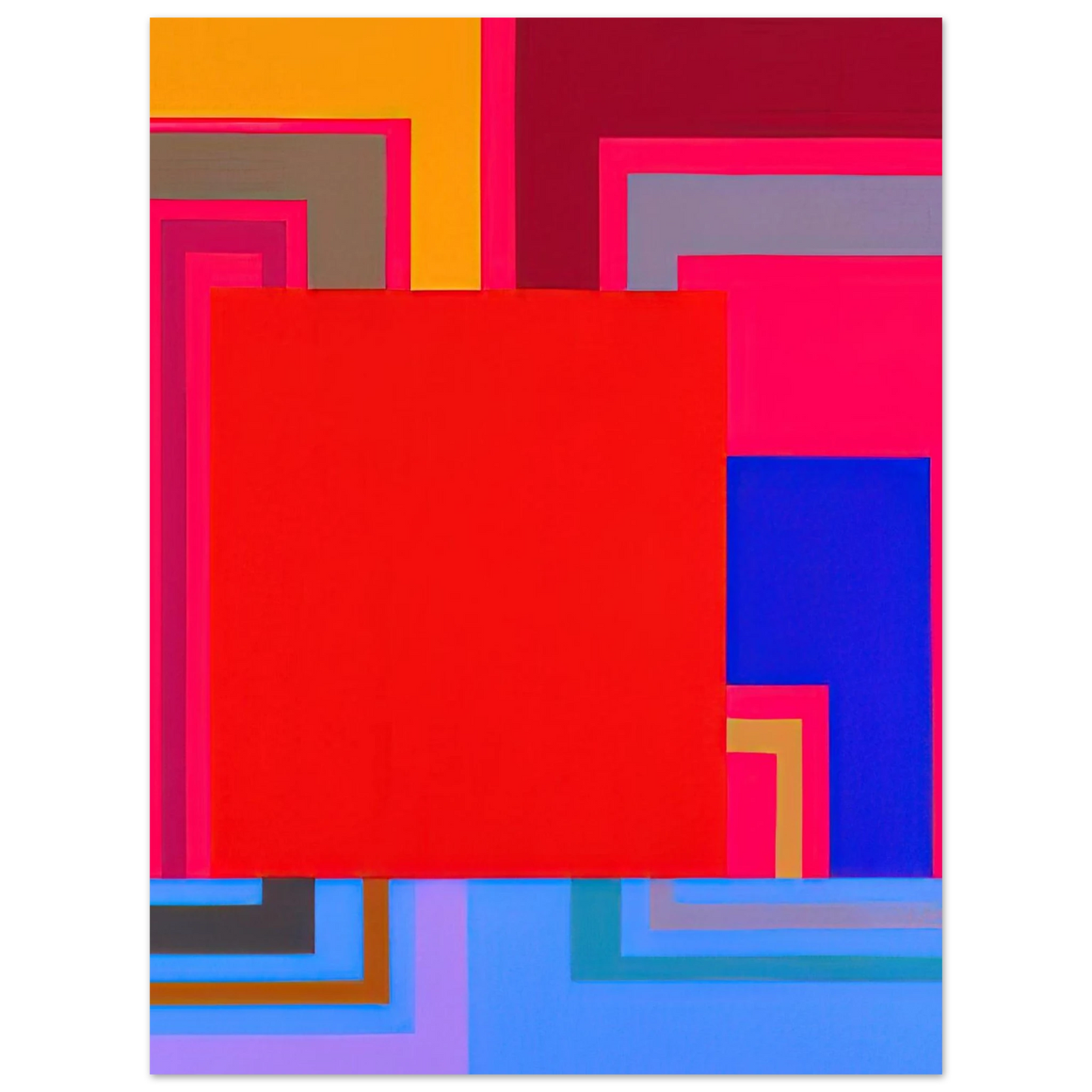 Peter Halley - Condition - 2002  75x100 cm / 30x40inches Fine Art Poster