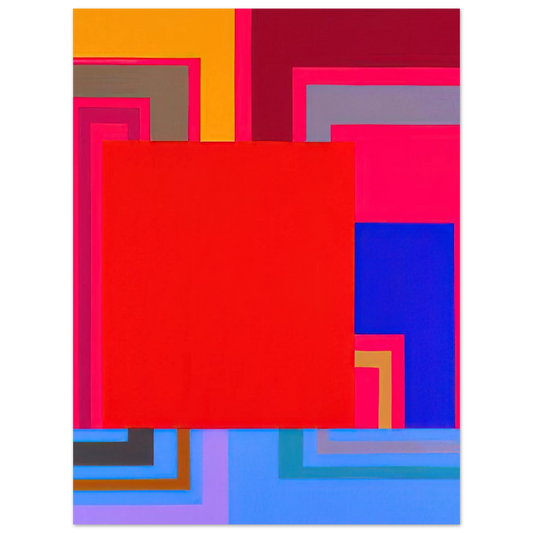 Peter Halley - Condition - 2002  75x100 cm / 30x40inches Fine Art Poster