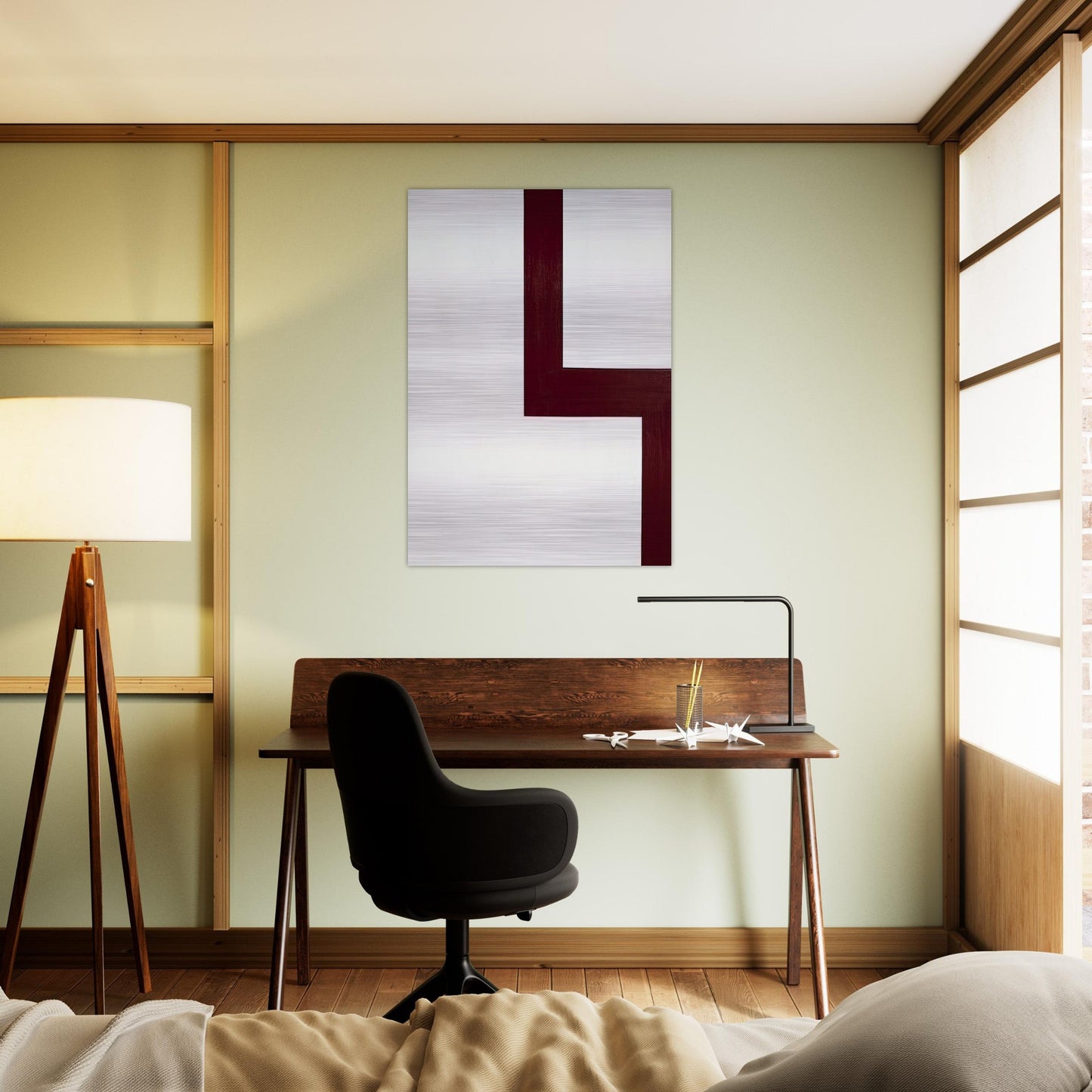 Acracropolis - Al Held Brushed Aluminum Print - 70x100 cm / 28x40 inches | Al Held Aluminum Print | Al Held Prints