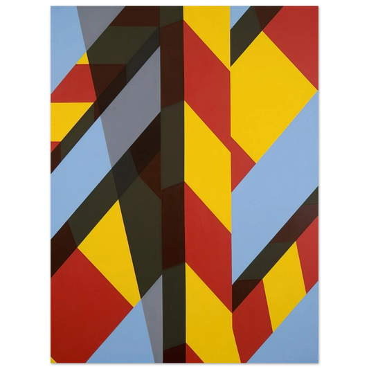 Allan D Arcangelo - Landscape BB - 1974  75x100 cm / 30x40inches Fine Art Poster