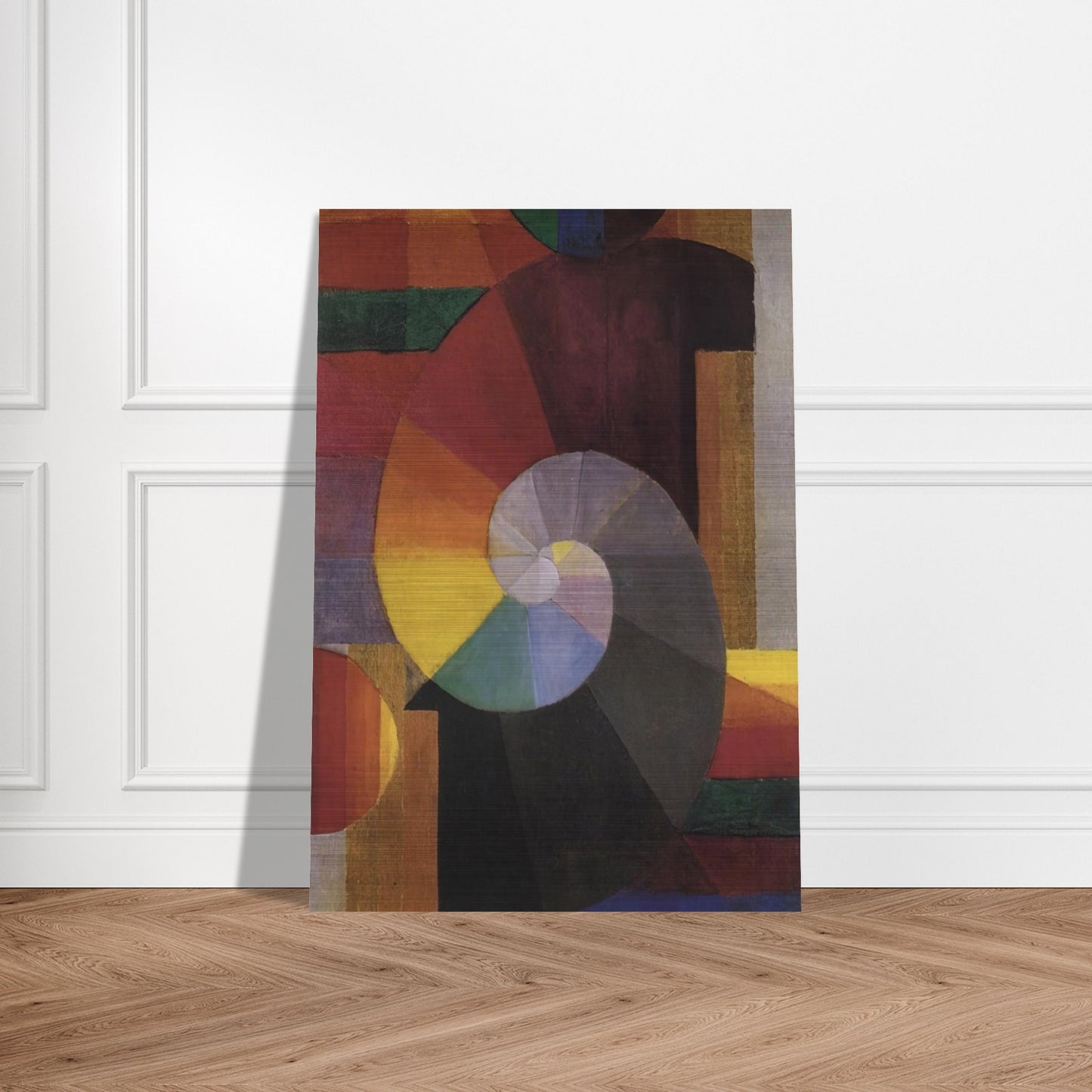 The Meeting - Johannes Itten Brushed Aluminum Print - 70x100 cm / 28x40 inches | Johannes Itten Aluminum Print | Johannes Itten Prints