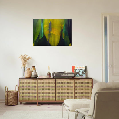 Phenomena Lasting Dawn - 1977 - Paul Jenkins Brushed Aluminum Print - 70x100 cm / 28x40 inches | Paul Jenkins Aluminum Print | Paul Jenkins Prints