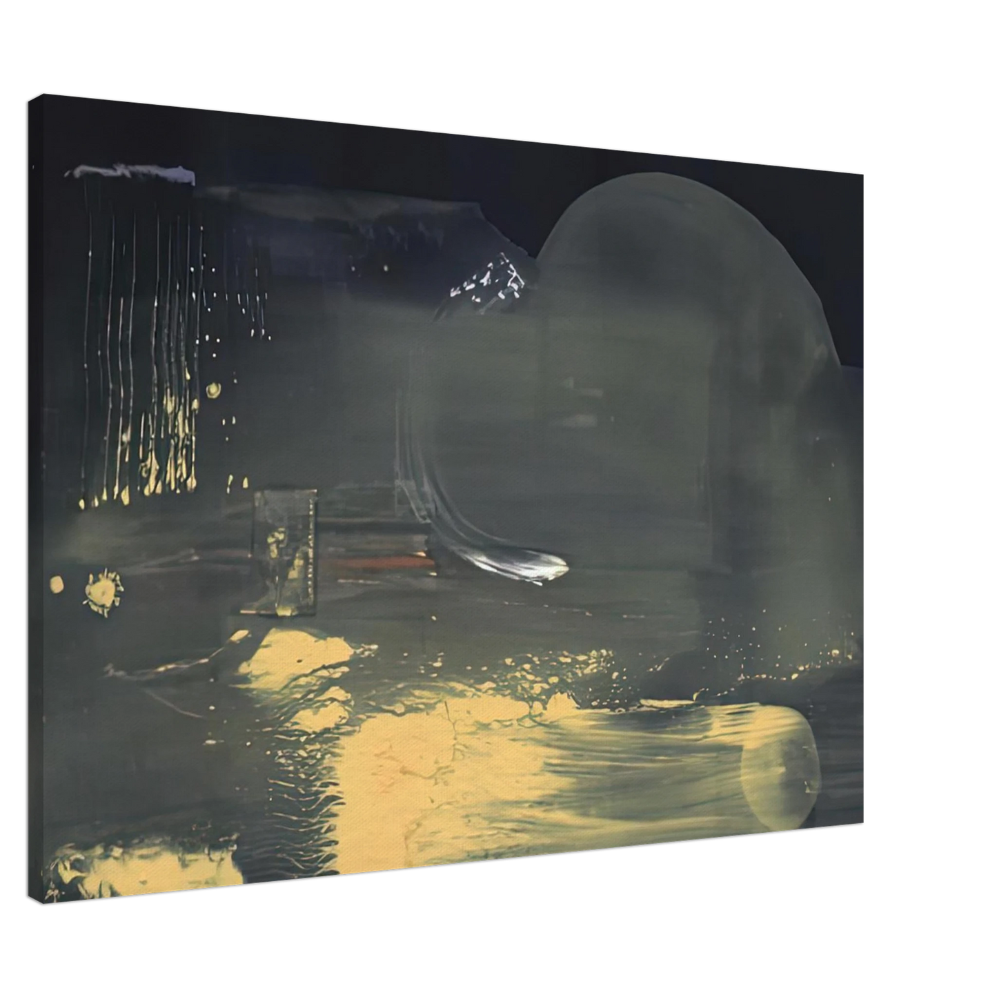 Helen Frankenthaler - Spellbound, 1991- Wall Art - 21x29.7 cm / 8x12" - Premium Wooden Framed Poster With Fine Art Paper-canvas - Black frame