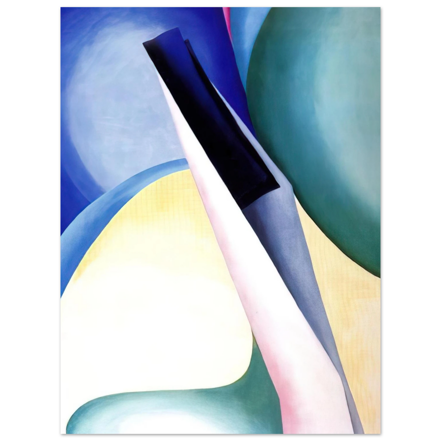 Georgia O'Keeffe - Black Spot No. 2 Fine Art Poster