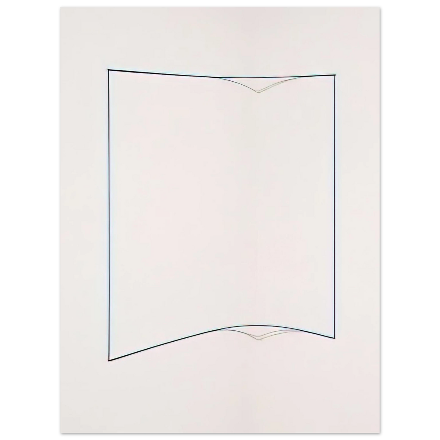 Fred Sandback - Blue Day-glo Corner Piece - 1968  75x100 cm / 30x40inches Fine Art Poster
