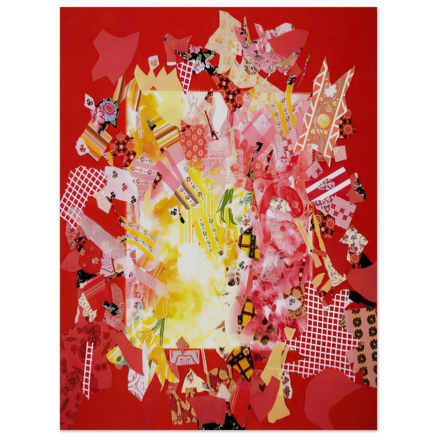 Miriam Schapiro - Explode - 1972  75x100 cm / 30x40inches Fine Art Poster