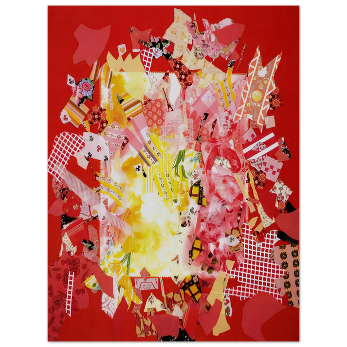 Miriam Schapiro - Explode - 1972  75x100 cm / 30x40inches Fine Art Poster