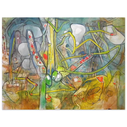 Roberto Matta - ATLAS DE MEDICATION  75x100 cm / 30x40inches Fine Art Poster