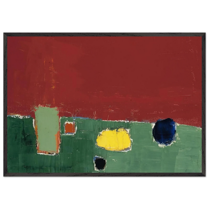 Nature morte - 1952 - Nicolas de Stael 70x100 cm / 28x40 inches Framed Art Print – Black Wooden Frame
