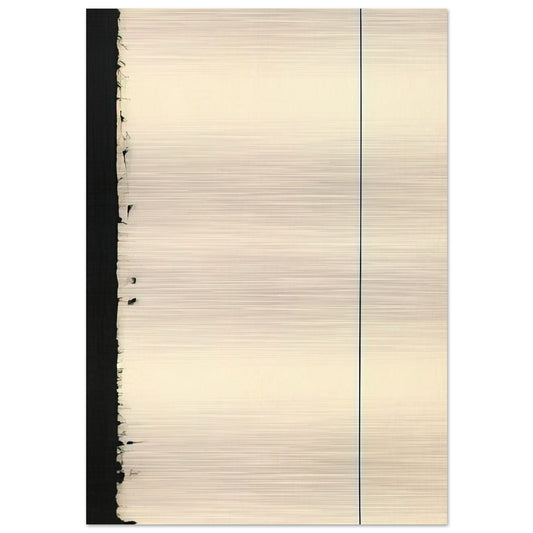 The Station of the Cross - Fifth Station - Barnett Newman Brushed Aluminum Print - 70x100 cm / 28x40 inches | Barnett Newman Aluminum Print | Barnett Newman Prints