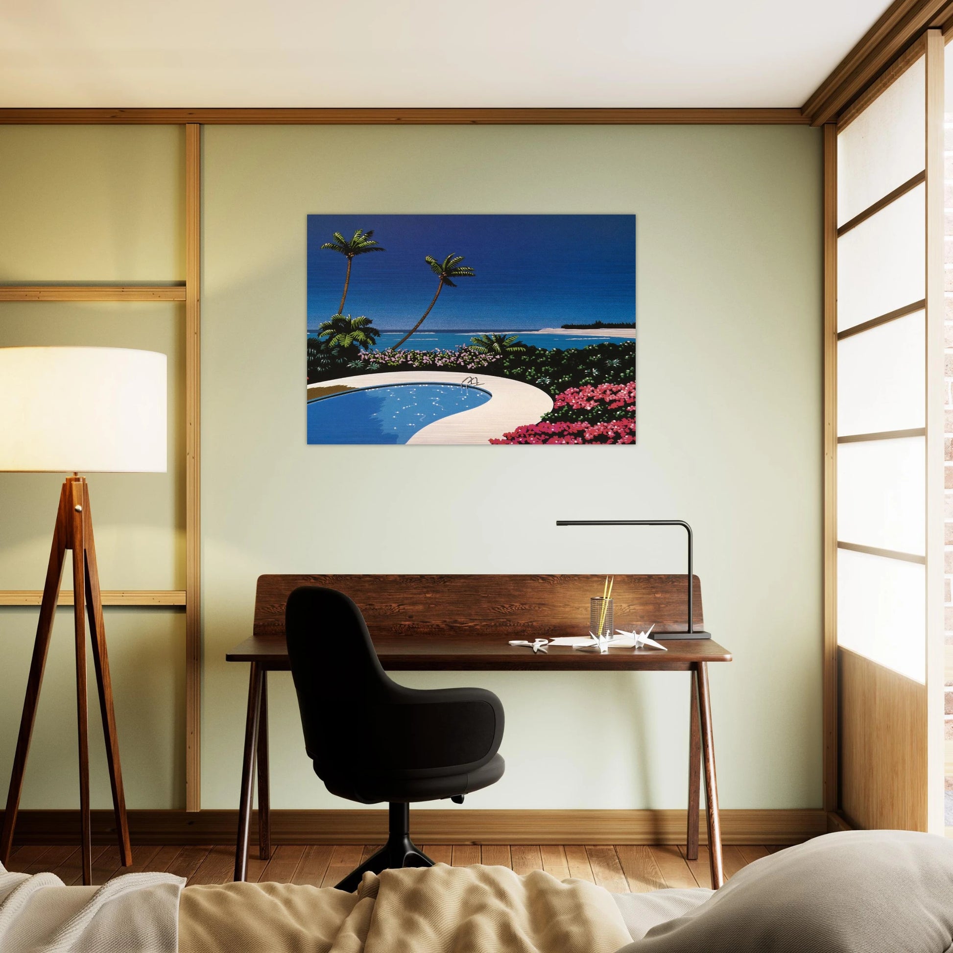 Fall of Sound - Hiroshi Nagai Brushed Aluminum Print - 70x100 cm / 28x40 inches | Hiroshi Nagai Aluminum Print | Hiroshi Nagai Prints