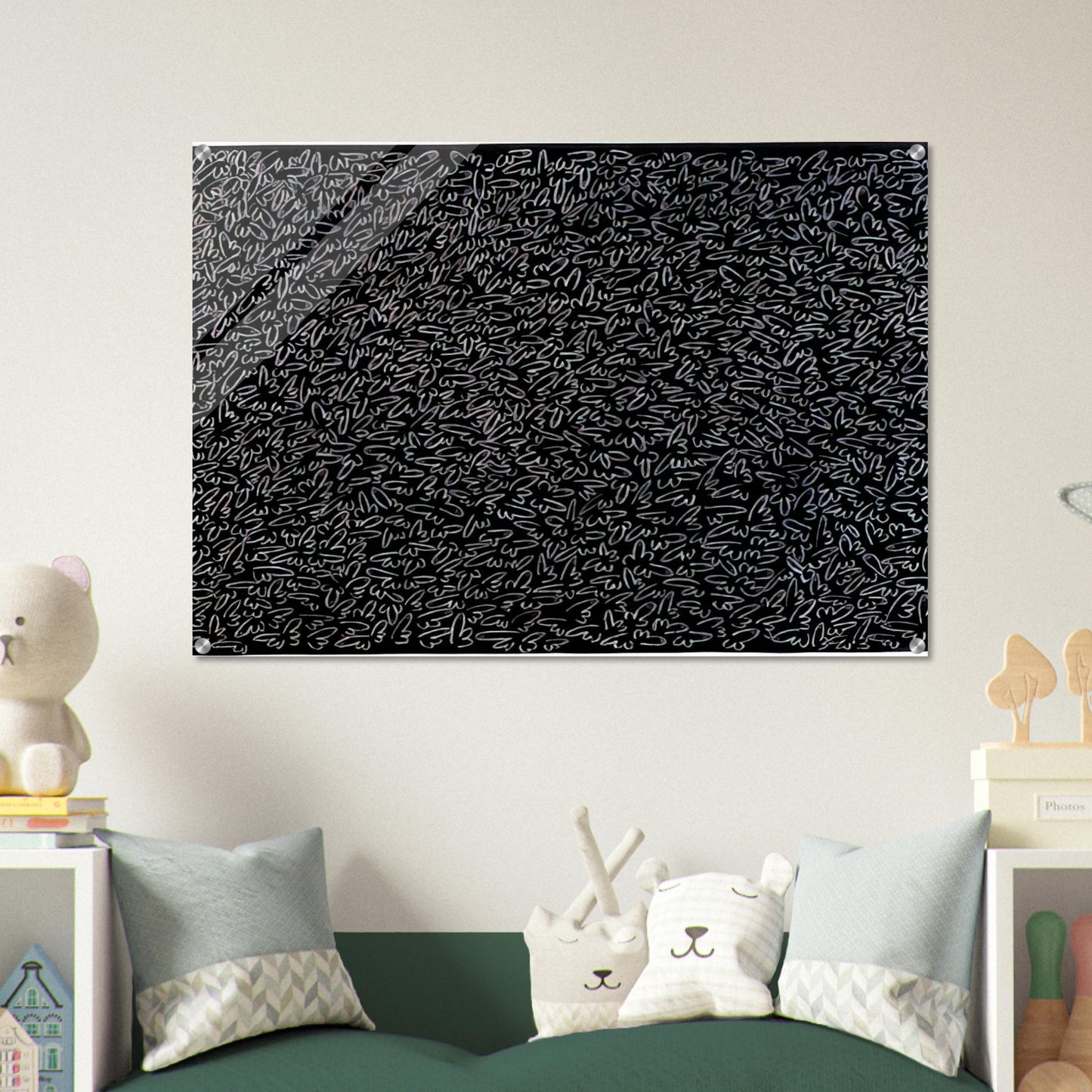 UNTITLED 1979 0 - Keith Haring Acrylic Print - 70x100 cm / 28x40″ inches | Keith Haring Wall Art | Keith Haring Prints