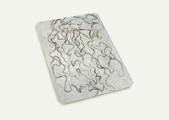 Nevis Rock - 2008 By Brice Marden Pack of 10 Post Cards | Brice Marden Post Cards | A6 (10.5 x 14.8 cm) - 4.1 x 5.8 inches