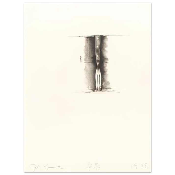 Jim Dine - UNTITLED FROM TEN WINTER TOOLS 1973 8  75x100 cm / 30x40inches Fine Art Poster