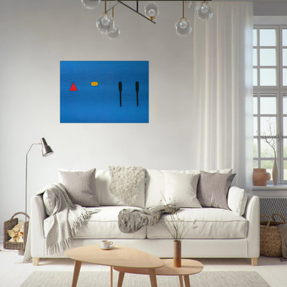 Untitled - 1968 - Ron Gorchov Brushed Aluminum Print - 70x100 cm / 28x40 inches | Ron Gorchov Aluminum Print | Ron Gorchov Prints