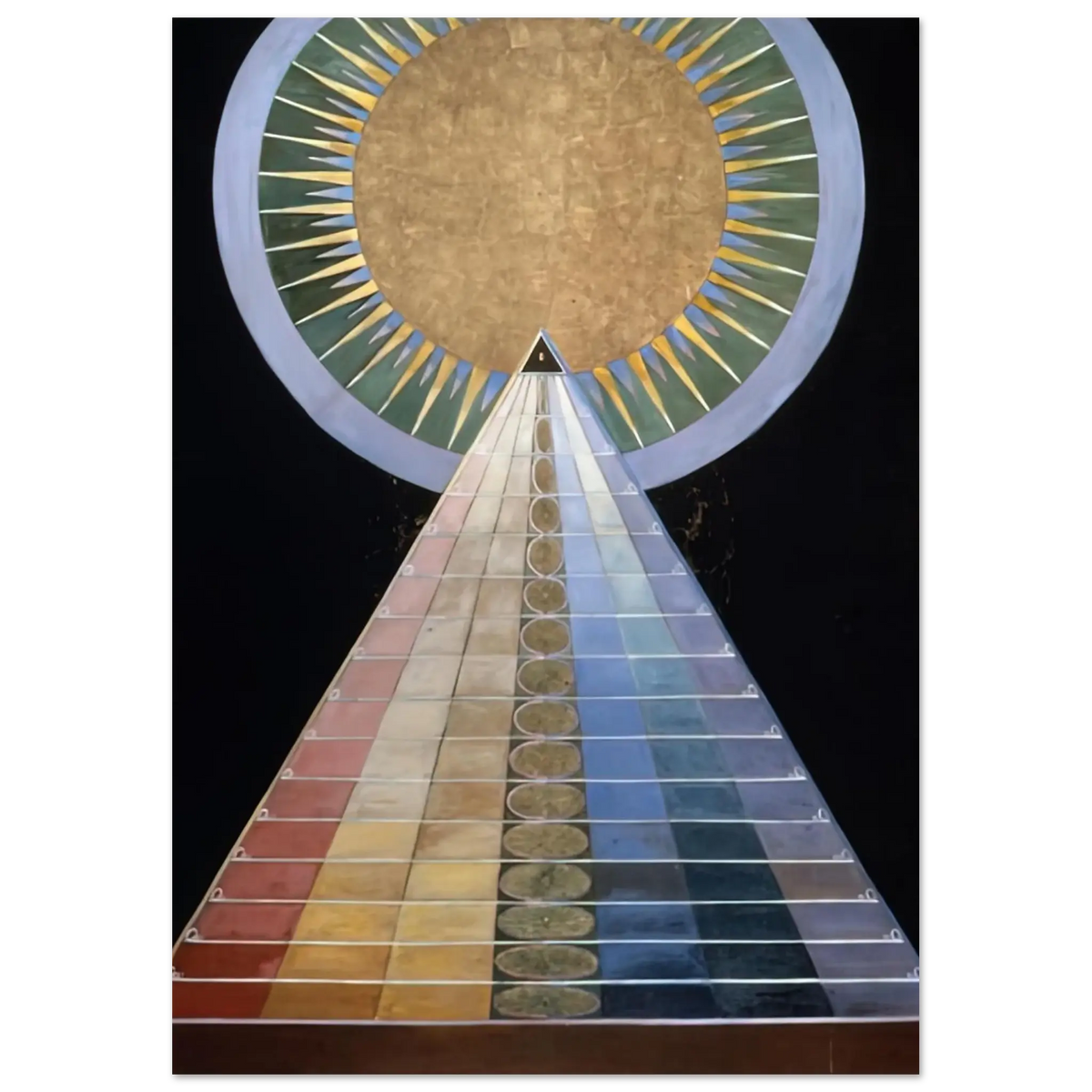 Hilma af Klint - ALTAR PAINTING 1915 Wall art - 50x70 cm / 20x28 Inches - Fine Art Poster - -