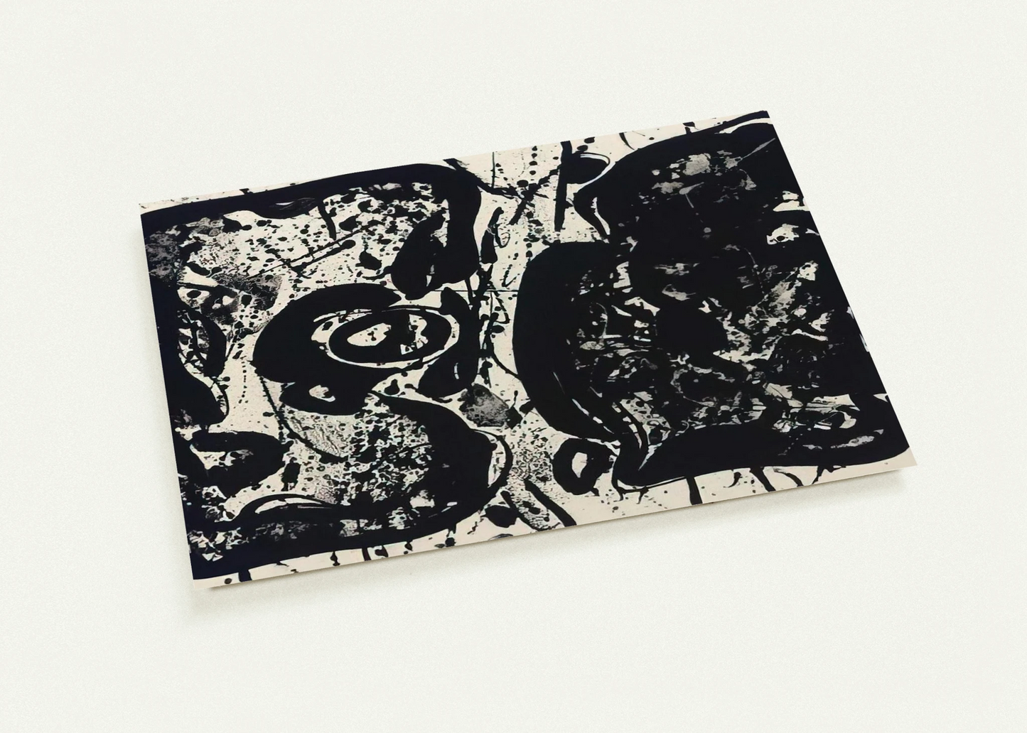 Dark Egg  Lembark L22  By Sam Francis Pack of 10 Post Cards | Sam Francis Post Cards | A6 (10.5 x 14.8 cm) - 4.1 x 5.8 inches