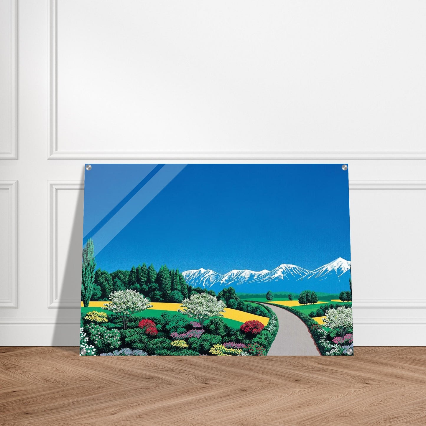 Elv Alps - Hiroshi Nagai Acrylic Print - 70x100 cm / 28x40″ inches