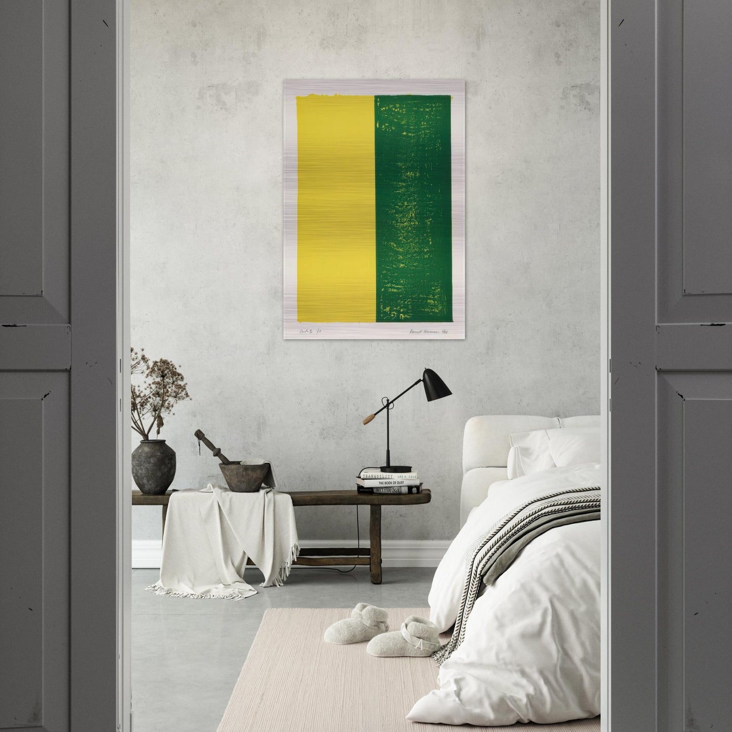 Canto XI - Barnett Newman Brushed Aluminum Print - 70x100 cm / 28x40 inches | Barnett Newman Aluminum Print | Barnett Newman Prints