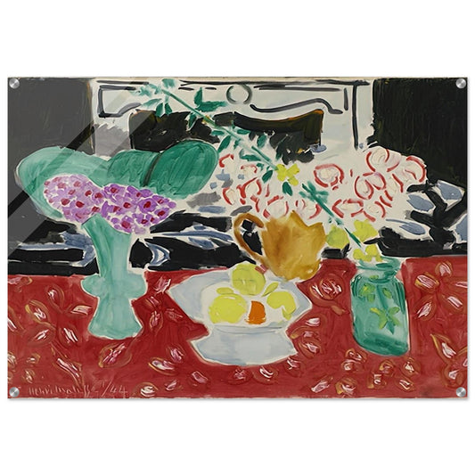 ROSES DE NOEL ET SAXIFRAGE 1944 - Henri Matisse Acrylic Print - 70x100 cm / 28x40″ inches