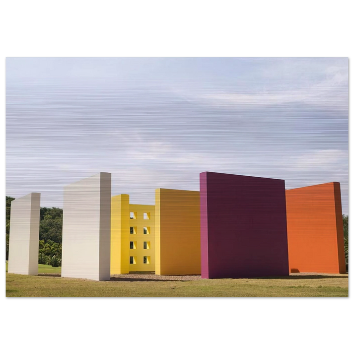 Magic Square #5, De Luxe - 1977 - Helio Oiticica Brushed Aluminum Print - 70x100 cm / 28x40 inches | Helio Oiticica Aluminum Print | Helio Oiticica Prints