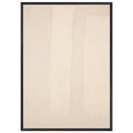 Manual - Robert Ryman 70x100 cm / 28x40 inches Framed Art Print – Black Wooden Frame