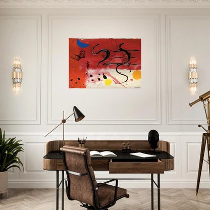 UNTITLED 1953 - Alexander Calder Brushed Aluminum Print - 70x100 cm / 28x40 inches | Alexander Calder Aluminum Print | Alexander Calder Prints