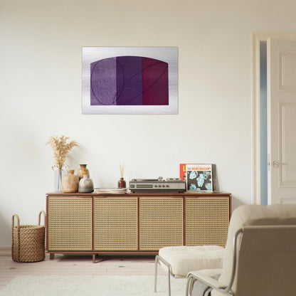 UNTITLED FCPA 1995 - Robert Mangold Brushed Aluminum Print - 70x100 cm / 28x40 inches | Robert Mangold Aluminum Print | Robert Mangold Prints