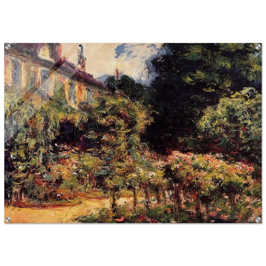 The Artist's House at Giverny - claude monet Acrylic Print - 70x100 cm / 28x40″ inches