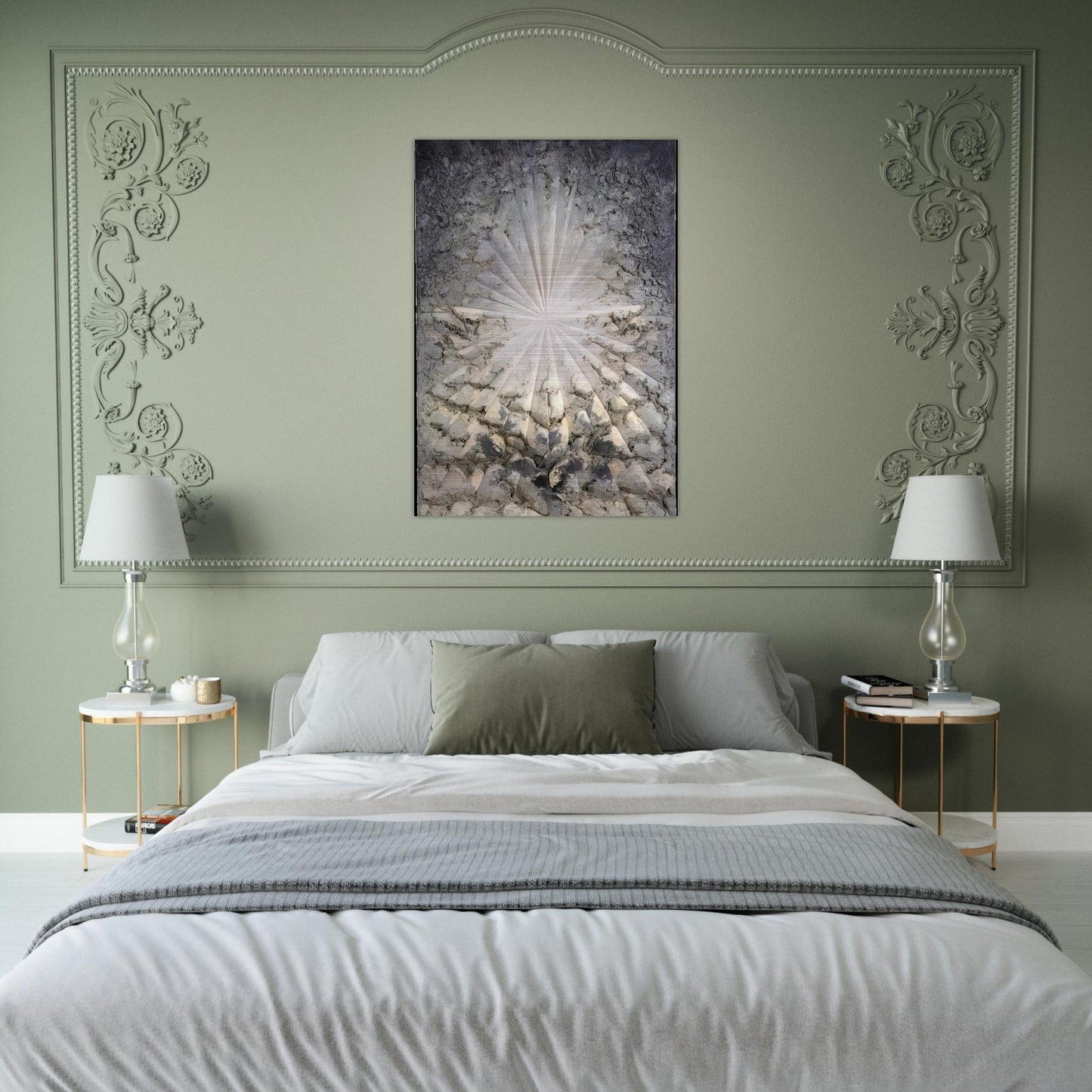 Jay DeFeo/BIG/The Rose - Jay DeFeo Brushed Aluminum Print - 70x100 cm / 28x40 inches | Jay DeFeo Aluminum Print | Jay DeFeo Prints