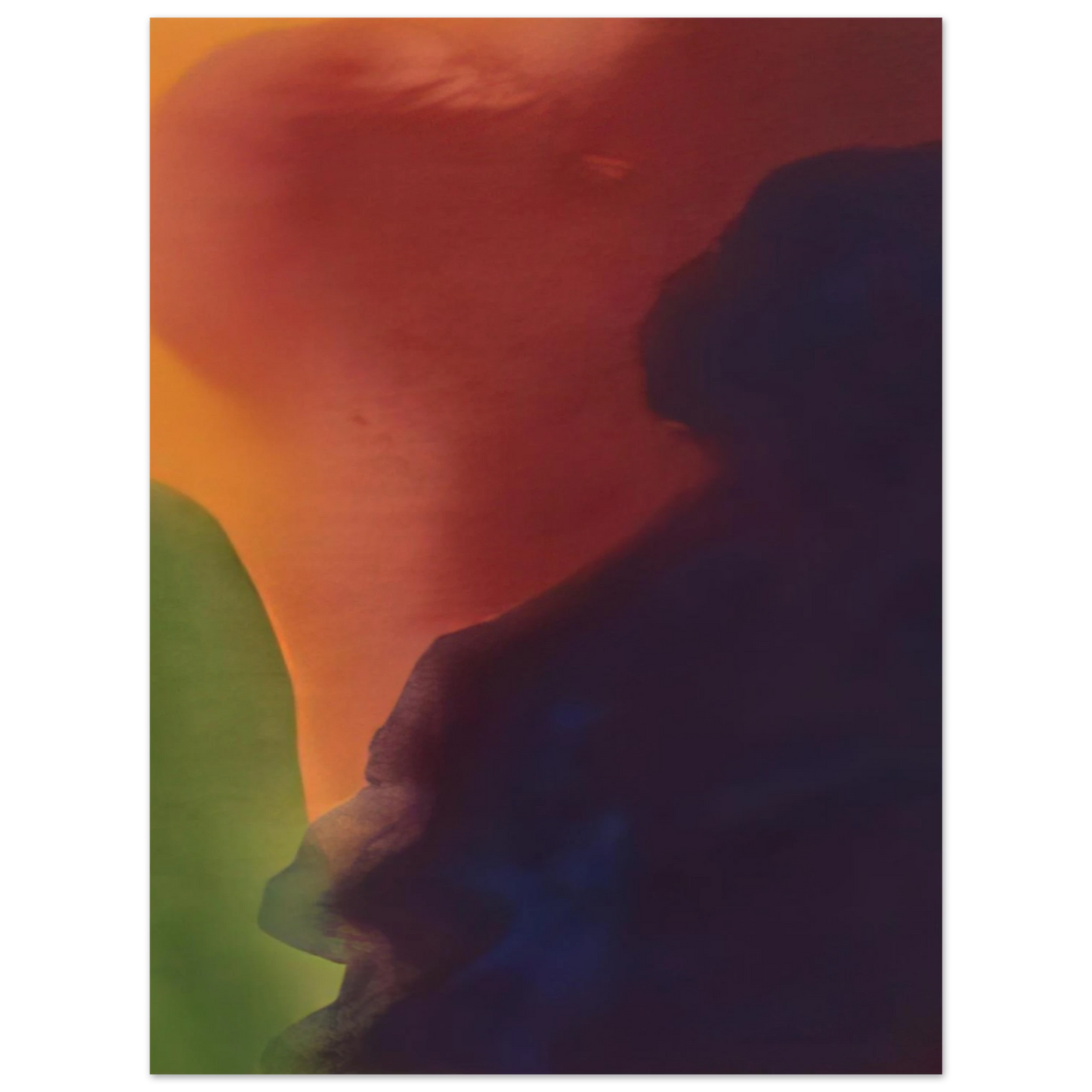 Helen Frankenthaler - Blue Atmosphere III - 1963 Wall art - 40x60 cm / 16x24 inches - Fine Art Poster-canvas - -